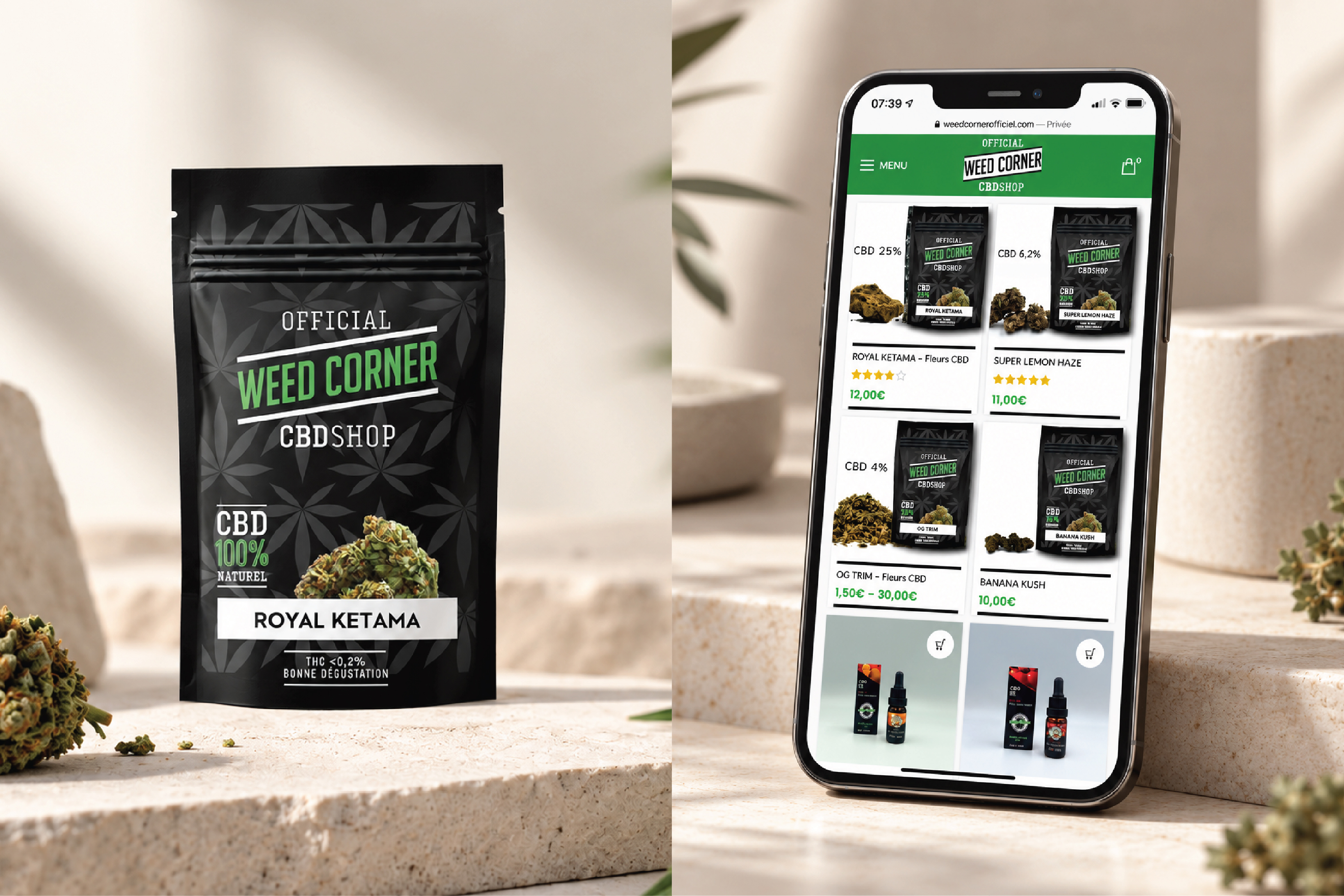 WEED CORNER — BRANDING